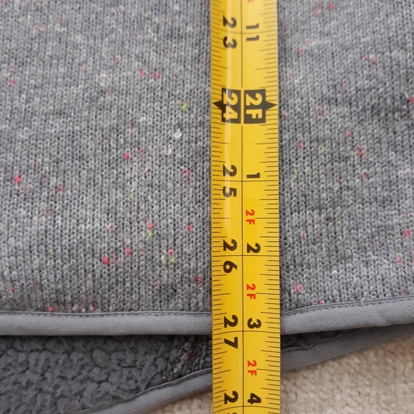 Bench Long Knit/Sherpa Fleece Jacket Grey S--FINAL PRICE - Picture 5 of 7